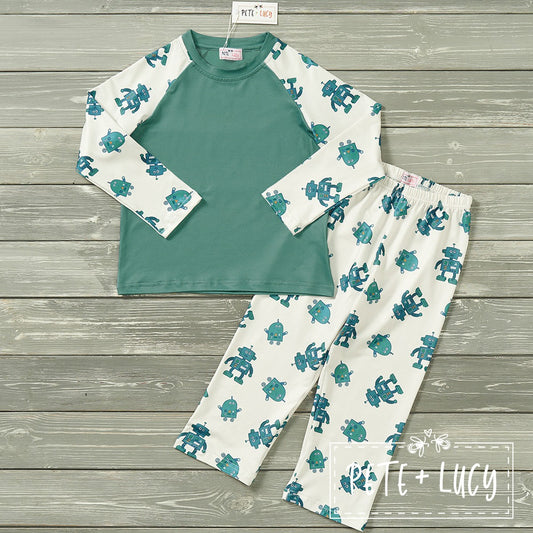 Pete and Lucy Boys Sleepwear Set