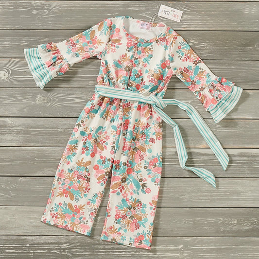 Pete and Lucy Bunch of Flowers Jumpsuit