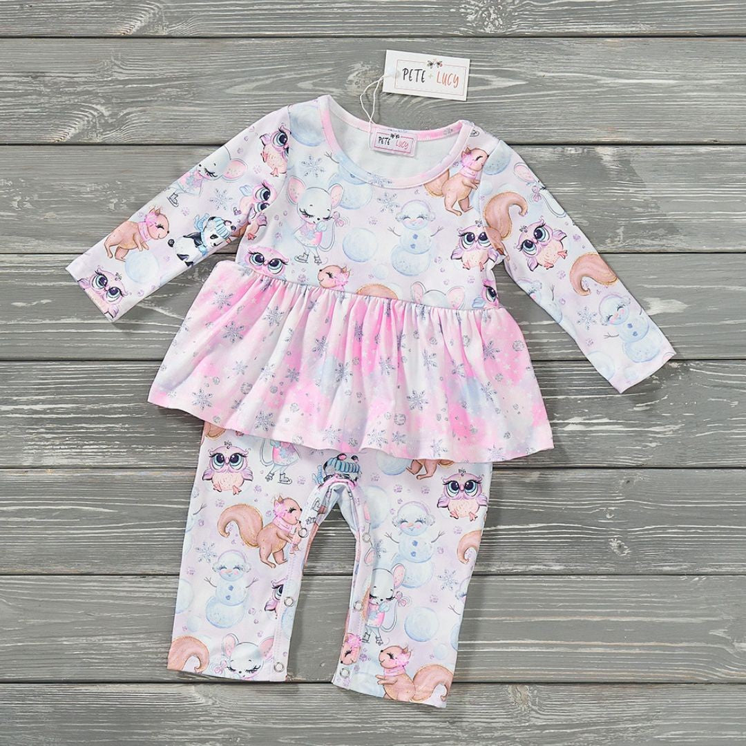 Pete and Lucy Frosty Friends Romper