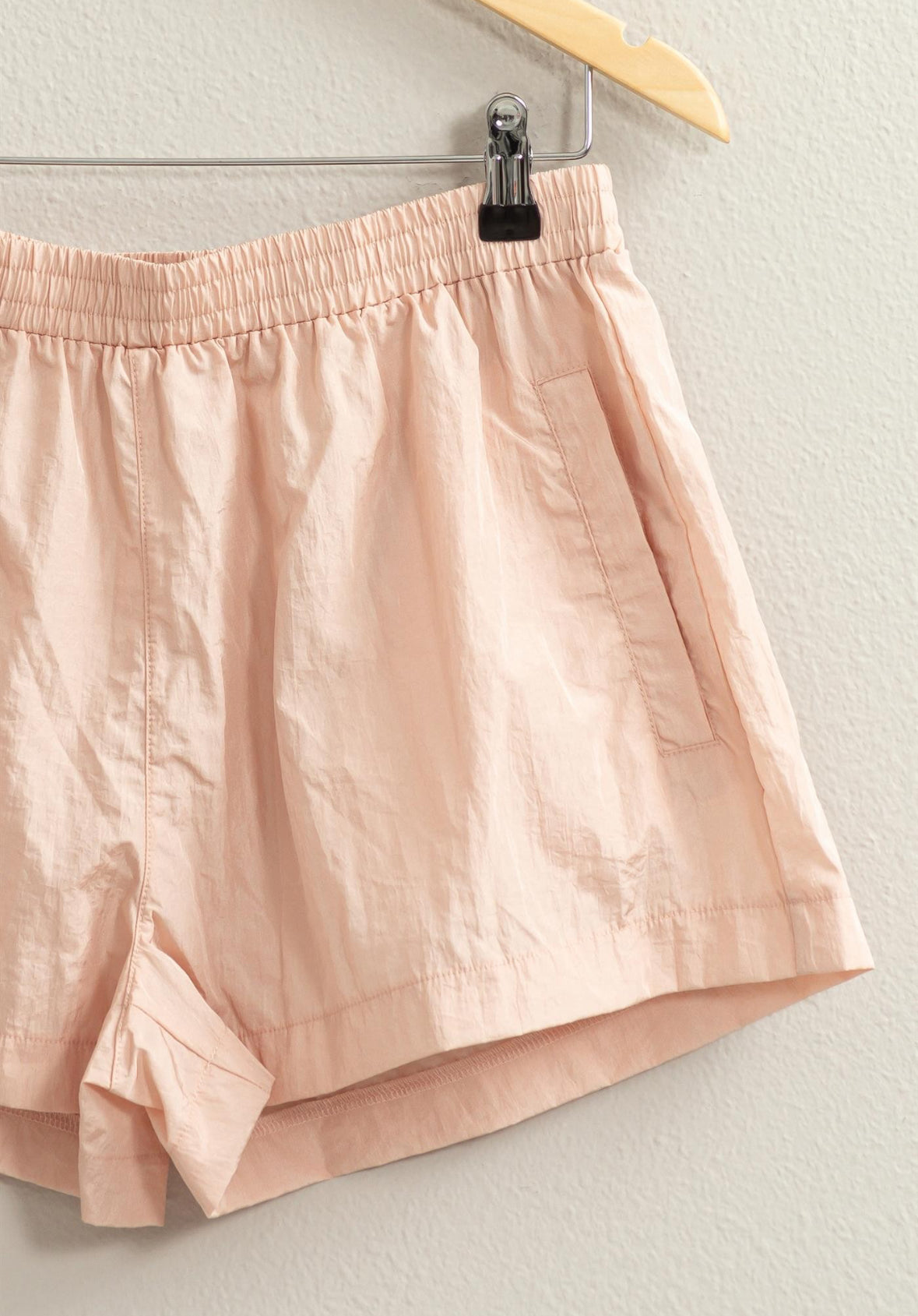 Women’s Nylon Mid Rise Shorts