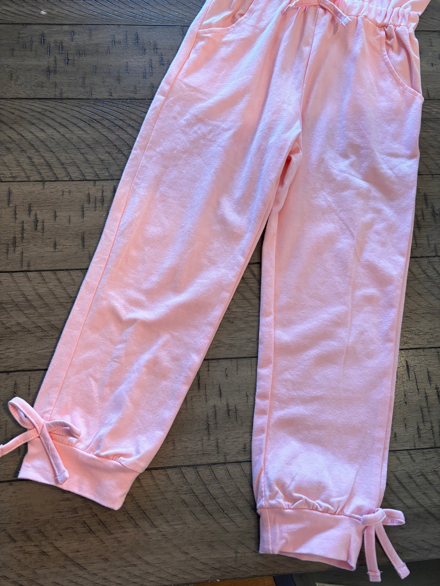 Pink Sleeveless Jumpsuit