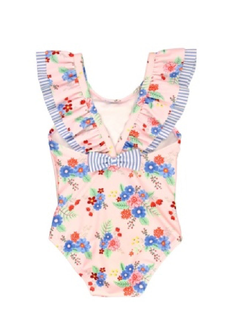 RuffleButts VBack One Piece Swimsuit