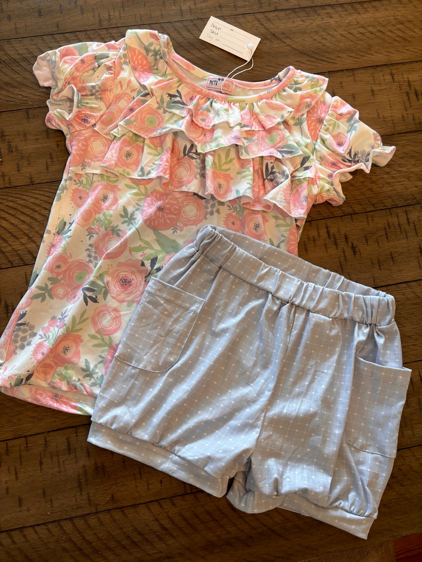 Pete and Lucy Shabby Chic Short Set