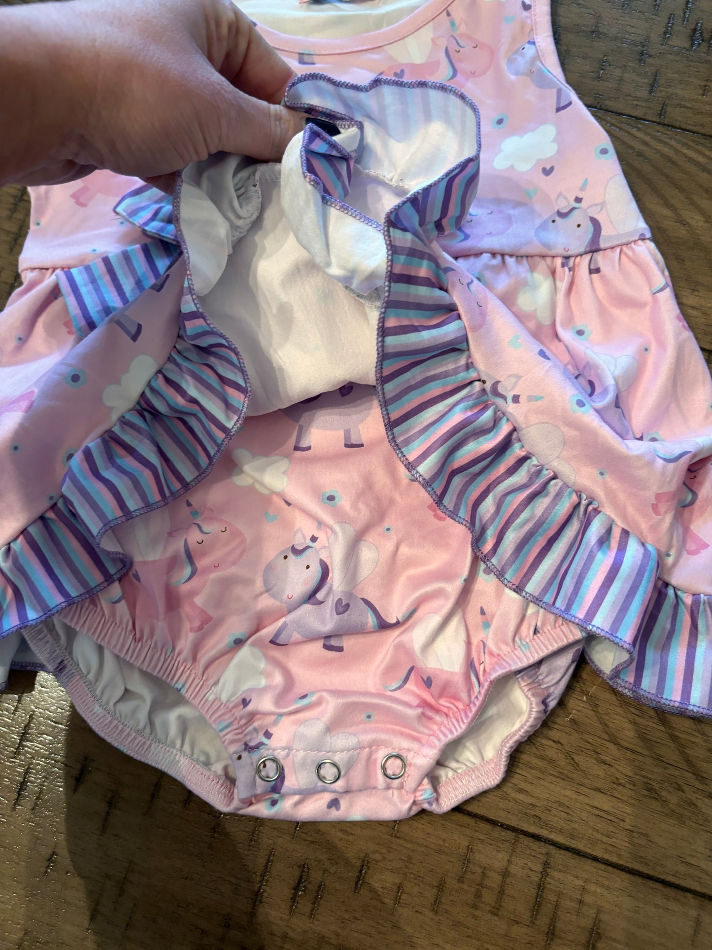 Pete and Lucy Unicorn Romper