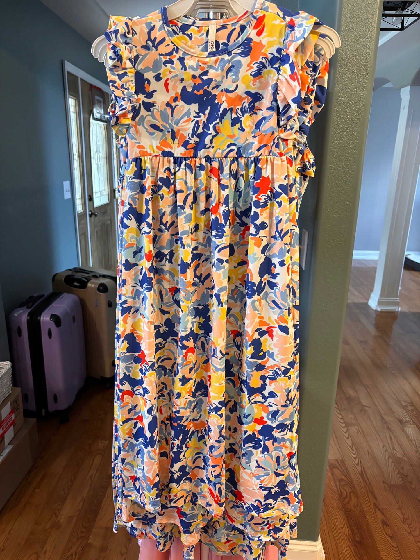 Floral Print Maxi Dress